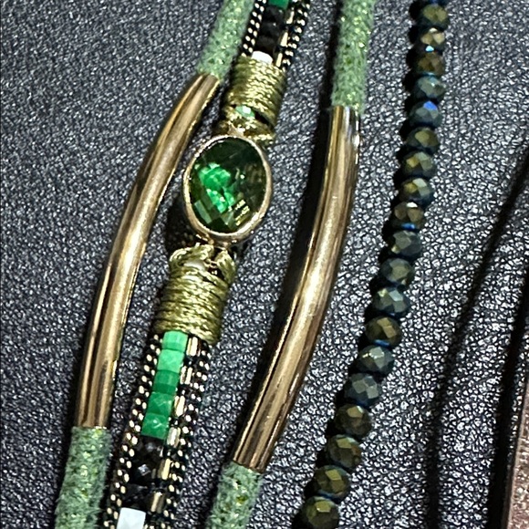 61.  Two Multi-Strap Magnetic Closure Bracelets - Picture 2 of 10